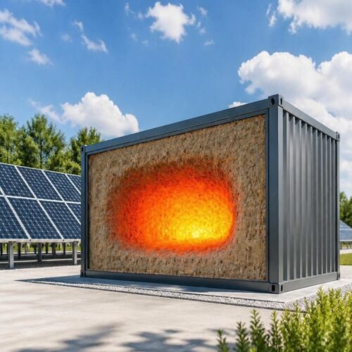 Pískové tepelné úložiště